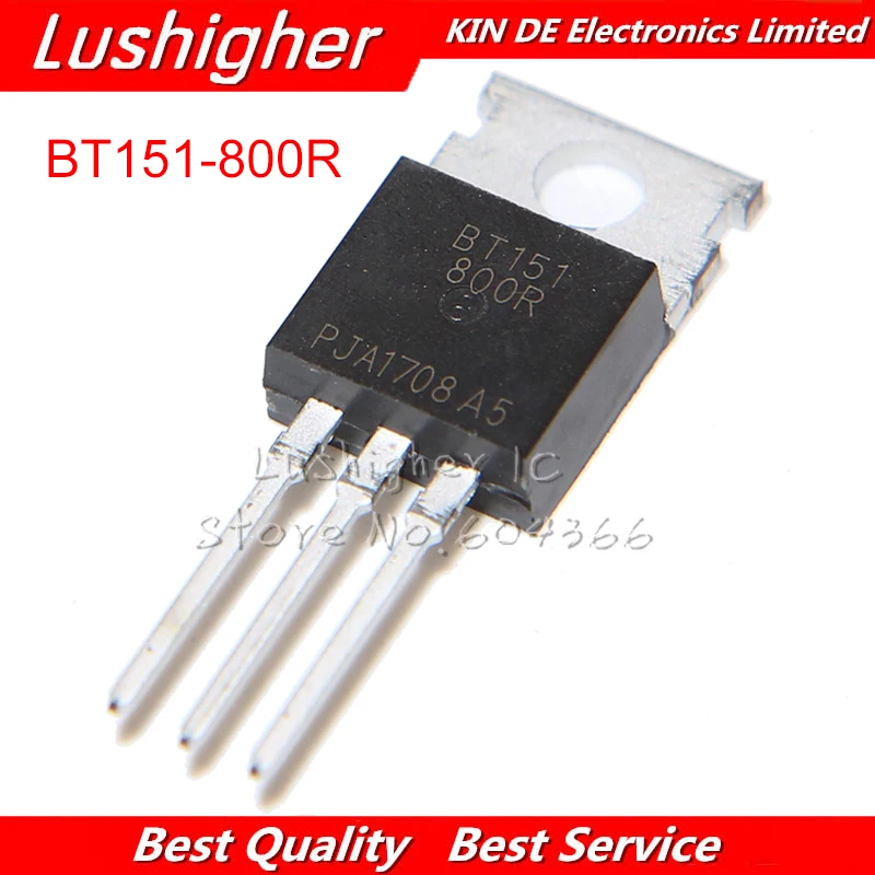 10 шт BT151-800R TO220 BT151 500R 12A800V SCR TO-220 | Электронные компоненты и принадлежности