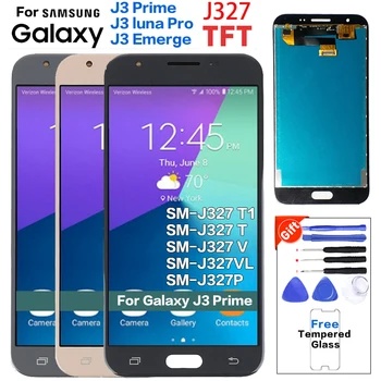 

For Samsung Galaxy J3 Prime 2017 J327 LCD Display Touch Screen Digitizer Assembly Parts J3 Prime LCD For samsung j3 2017 Display