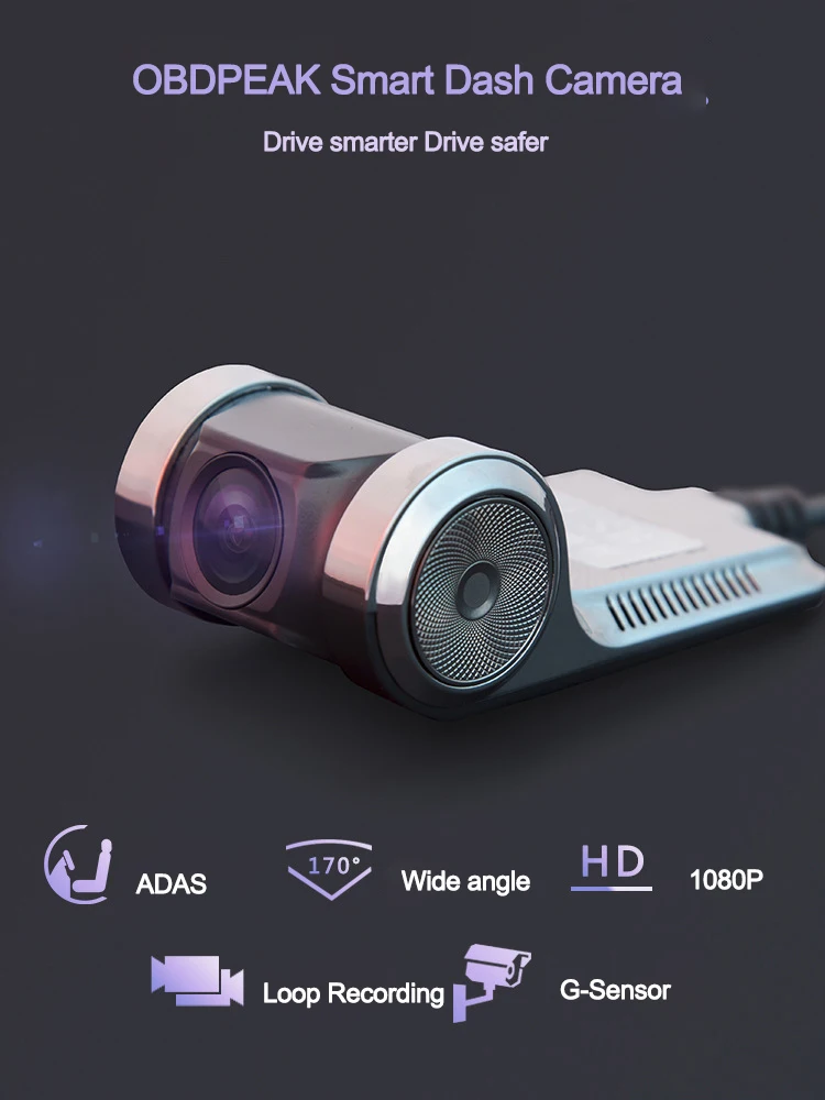 Супер Мини FHD1080P LDWS Авто dvr камера Смарт ADAS для Android мультимедийный плеер Dsah Cam Авто Цифровой видео рекордер