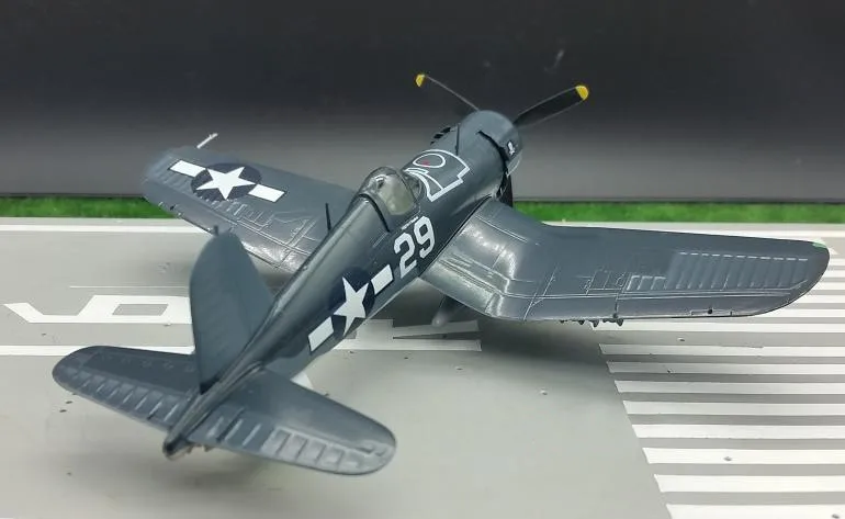 1: 72 масштабная модель игрушки Второй мировой войны США F4U-1 модель истребителя труба ручные коллекционные модели