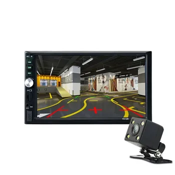 

Car MP5 Player Stereo Bluetooth Radio Car Audio HD 7 Inch 2 DIN Touch Screen Autoradio Handsfree Support Rear View Camera