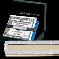 Budd Leather GB 7000SCH Plain Stainless Steel Grand Band With Screw Frame And Champagne PVD (1)