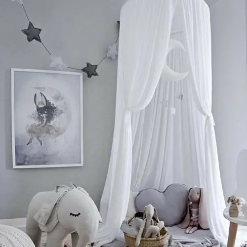Детская кровать навес покрывало москитная сетка занавеска постельные принадлежности купол палатка декор комнаты