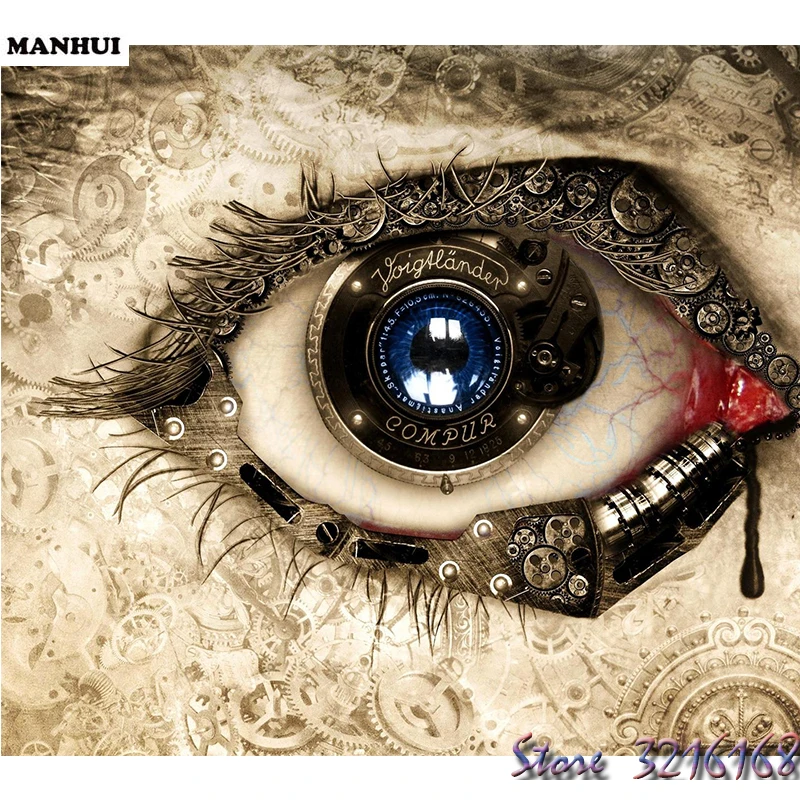 

Volledige vierkante / ronde diamant 5D DIY Diamond Painting "eye" Diamond geborduurd Diamond Mosaic Home Decor SP112