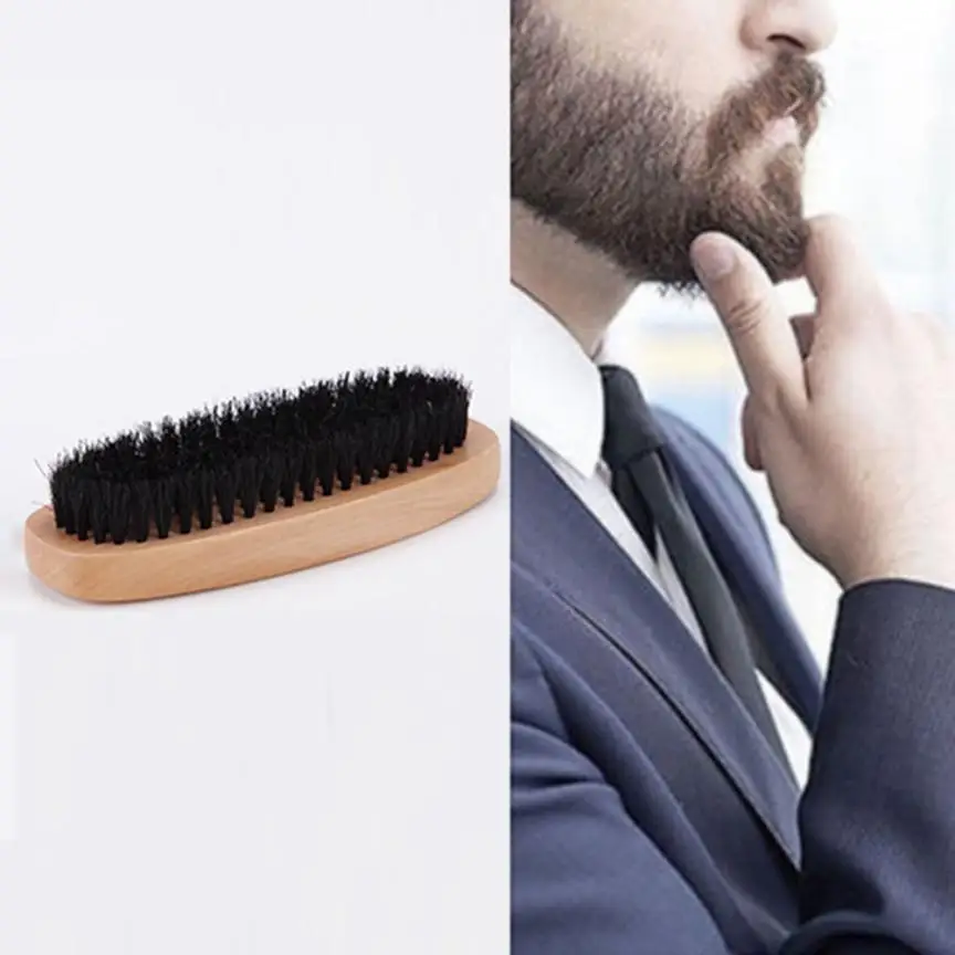 Men Shaving Brush beard brush boar bristle Best Badger Hair Shave Wood Handle Razor Barber Tool 2u0801 | Красота и здоровье
