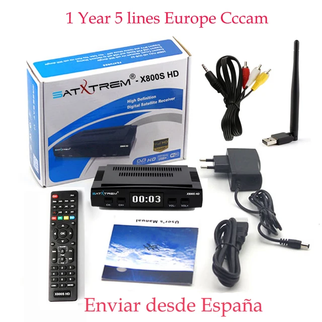 Best Price better than V7 HD X800S HD Satellite TV Receiver decoder DVB-S2 + USB Wfi Receptor with 5 lines Europe Cccam support powervu Best Price better than V7 HD X800S HD Satellite TV Receiver decoder DVB-S2 + USB Wfi Receptor with 5 lines Europe Cccam support powervu