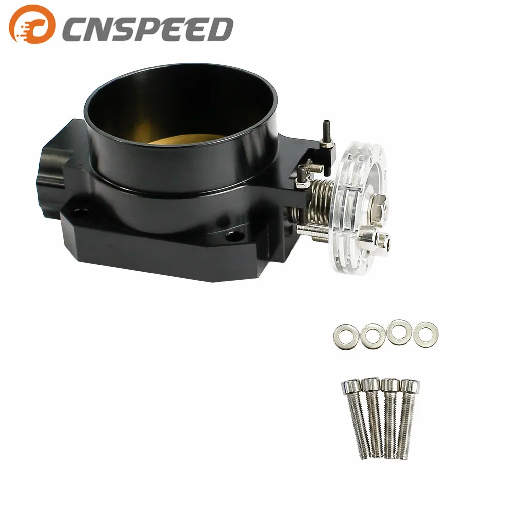 Универсальный впускной коллектор CNSPEED 85 мм для nissan RB25 серебристый/черный YC100850 |
