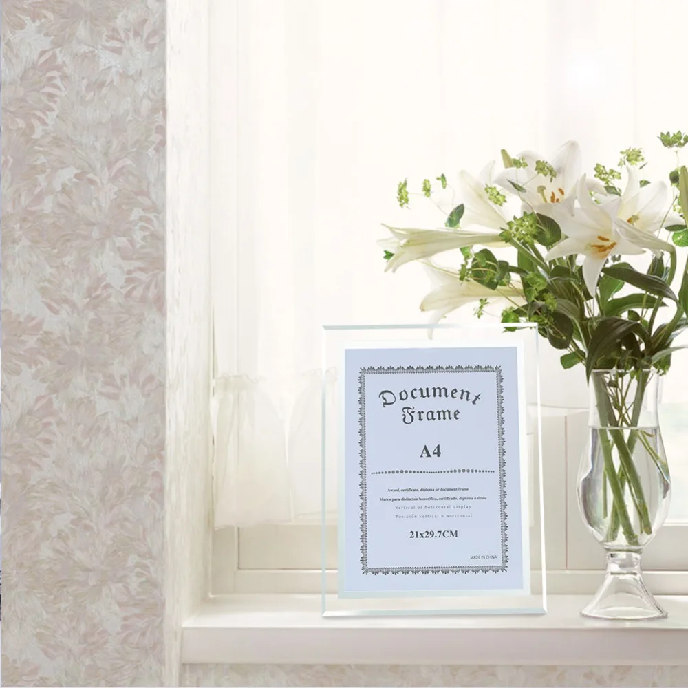 glass frame display