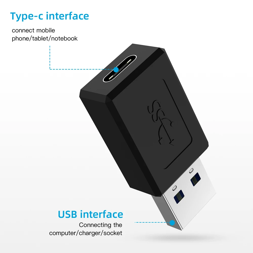 Robotsky OTG type-C адаптер конвертер type C Женский USB 3,0 Мужской OTG конвертер для Macbook pro huawei Xiaomi samsung USB OTG