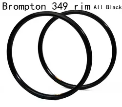 16 дюймов 349 велосипедов черная оправа для Brompton велосипед 14 16 20 21 28 отверстия
