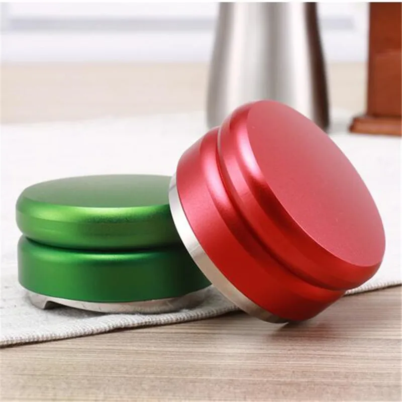  Stainless steel Adjustable smart coffee tamper Manually coffee machine grinder Base Pressure Hammer Tool 58mm 