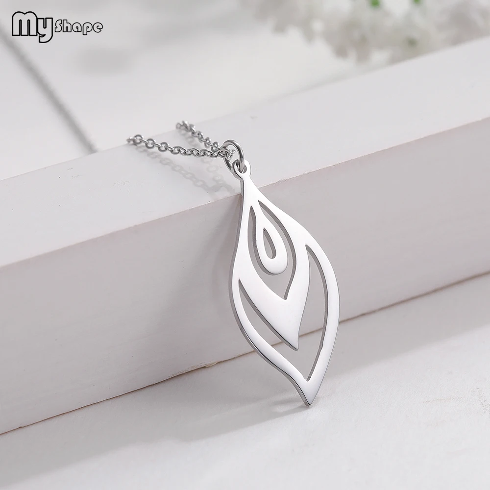 

My Shape Geometric Quadrilateral Pendant Stainless Steel Women's Beauty and Beast Jewelry Gifts