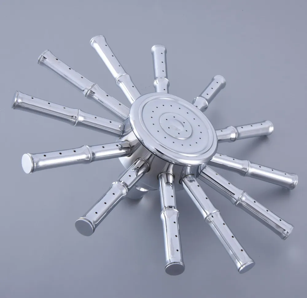 Chrome Rainfall Showerhead Bathroom Shower Faucet Head Rain Shower Head Bathroom Top Sprayer Ksd230