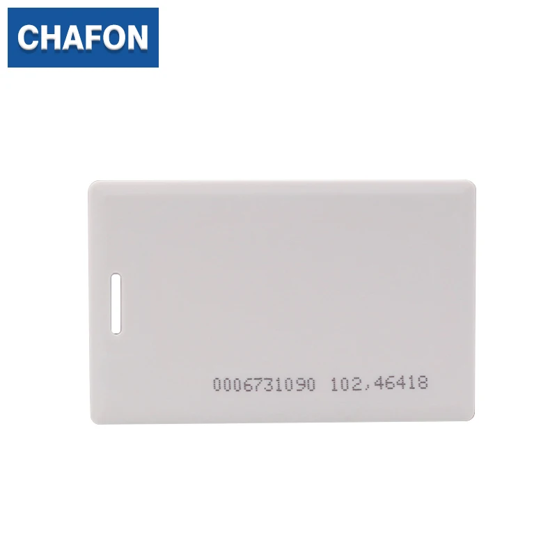 CHAFON 100 шт 40 см 125 кГц RFID Карточки плотные TK4100 идентификационная смарт-карта приближения 1,8 мм карты контроля доступа по отпечаткам карты для Управление персоналом