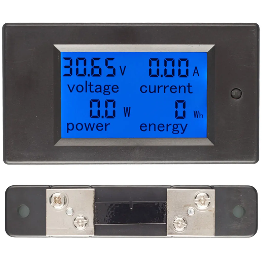 

DC 6.5-100V 50A LCD Combo Meter Voltage Current KWh Watt Panel Meter 12V 24V 48V Battery Power Monitoring + 50A Shunt