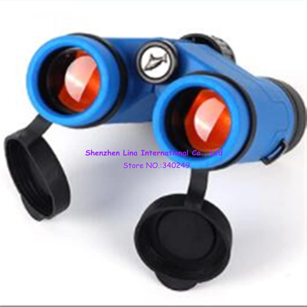 8x30 الأطفال تلسكوب اللون سيليكون المطاط قبضة زلق مناظير