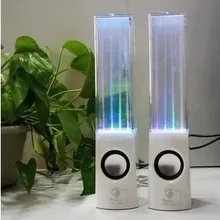Altavoz de baile de agua mini usb portátil altavoz bluetooth luz led para iphone ipad pc mp3 mp4 psp subwoofer-columna de agua audio