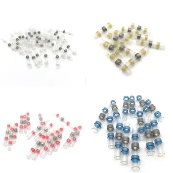 

New 300pcs Solder Seal Wire Connectors Kit, Heat Shrink Butt Connectors, Waterproof and Insulated Electrical Wire Terminals qyh