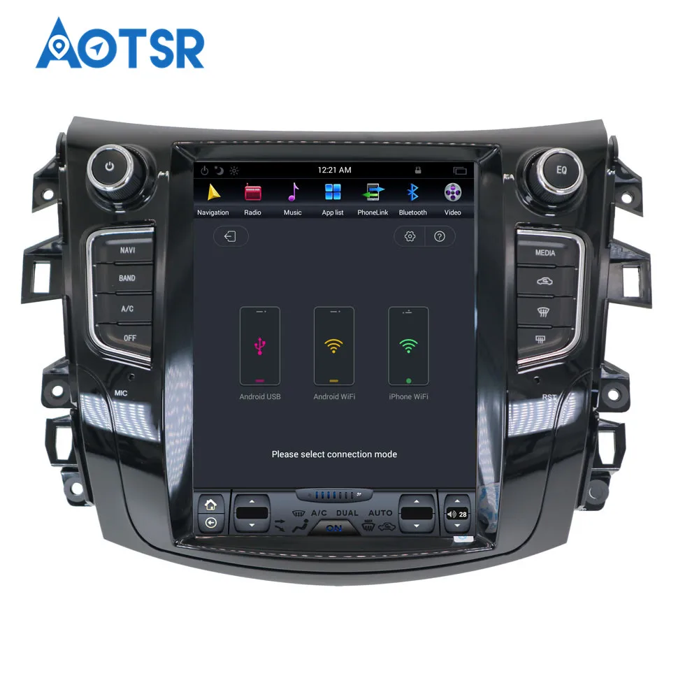 Excellent Android Tesla style Car GPS Navigation no DVD Player For NISSAN NP300 Navara 2014+ multimedia tape radio recorder head unit FM 2