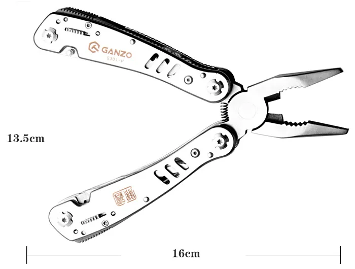 Ganzo Высокое качество Профессиональные портативные уличные многофункциональные плоскогубцы многофункциональные инструменты с Механизмом Блокировки Безопасности ручные инструменты G301H