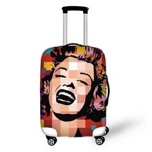 Beautiful Girls Design travel accessories suitcase protective covers 18-30 inch elastic luggage dust cover case stretchable