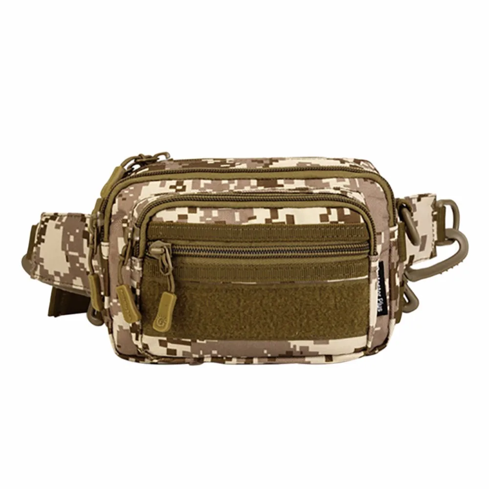 1Pcs Outdoor Hunting 1000D Nylon Multi-Function Tactics Waist Bag Camping Climbings Waist Bag Gear Military Waist Pack 2019
