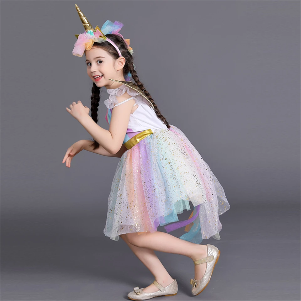 Summer-Flower-Girls-Unicorn-Wing-Rainbow-Princess-Tutu-Dress-Kids-Children-Halloween-Unicorn-Horse-Cosplay-Costume