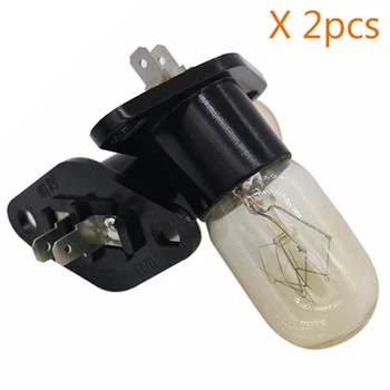 

2pcs/lot Microwave Oven Refrigerator bulb spare repair parts accessories 230V 20W Lamp replacement for lg galanz midea Samsung