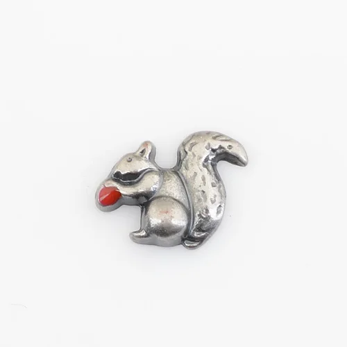 

Squirrel, Floating charms,Fit floating charm lockets, FC0354