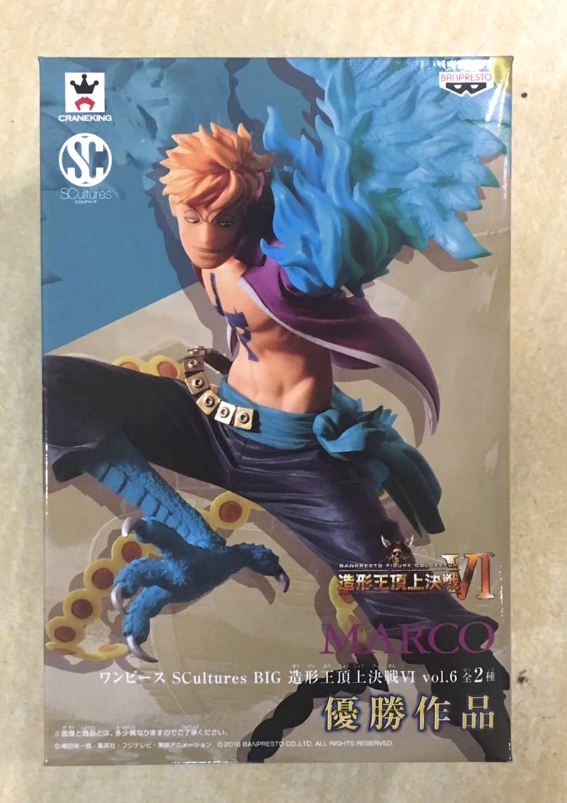 Prettyangel Genuine Banpresto Scultures Big Zoukeiou 6 Vol 6 One Piece Marco Collection Figure One Piece One Piece Marco Figurfigure One Piece Aliexpress