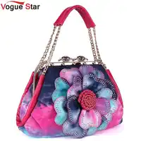 2019 New Designer Women Handbag Colorful Flower Women's Tote Women Messenger Bags Fashion Ladies Shoulder Bag Bolsas LB867
