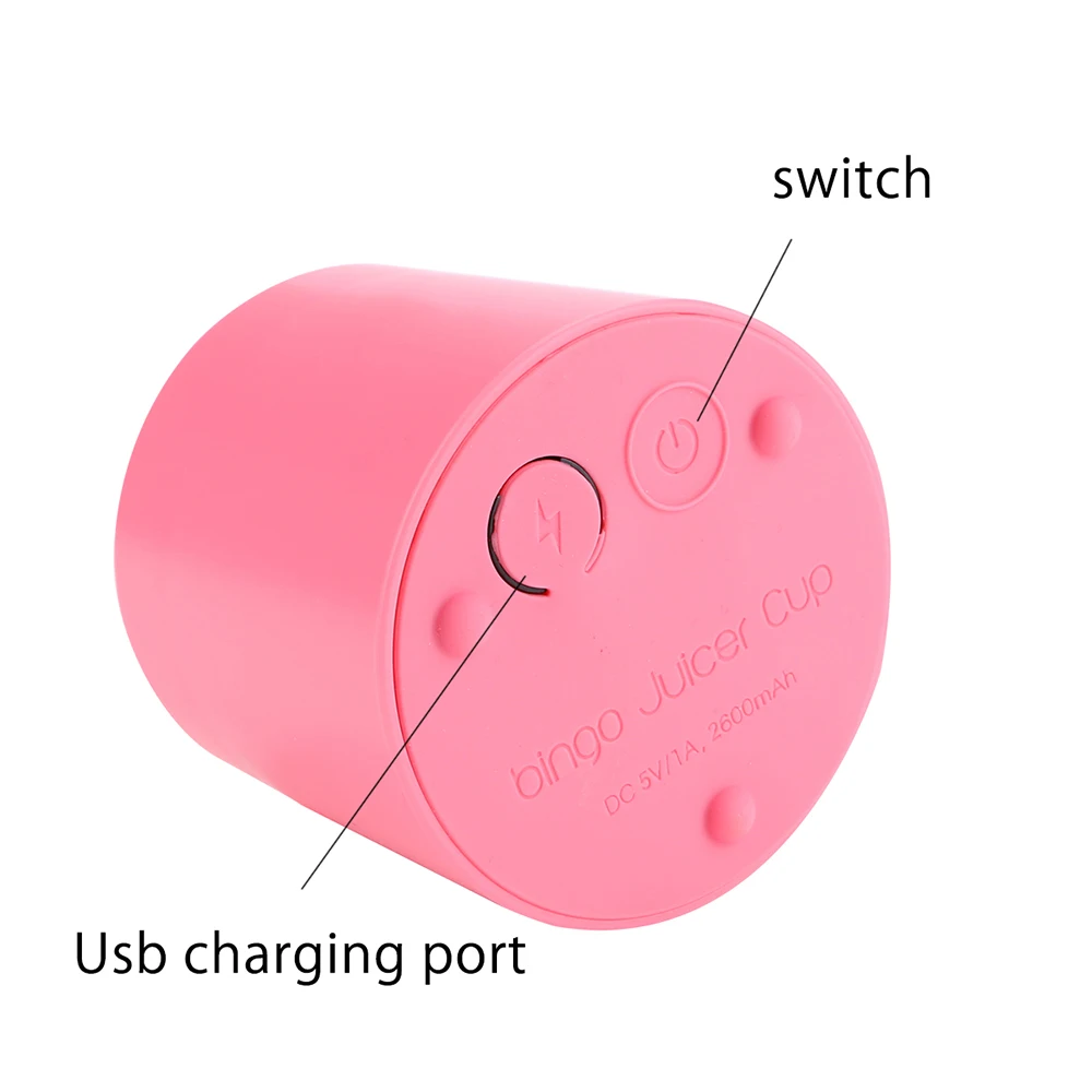 500 мл портативная электрическая соковыжималка с подзарядкой от USB, автоматическая соковыжималка для фруктов, овощей, апельсинового сока, блендер, соковыжималка, миксер, бутылка