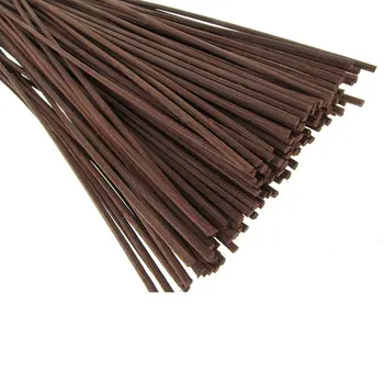 

50Pcs Premium Brown Rattan Reed Fragrance Diffuser Replacement Refill Sticks 177mm *3.5mm for Loffon