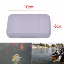 Новое поступление пластиковый водонепроницаемый крючок для приманки односторонний ящик для хранения приманки для ловли нахлыстом