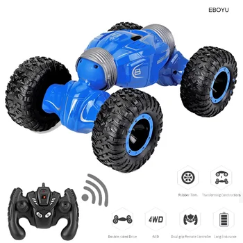 

JJRC Q70 RC Car 2.4Ghz 1:16 RC Stunt Car 4WD 15km/h Double-sided Fip Deformation Climbing RC Monster Rock Crawler