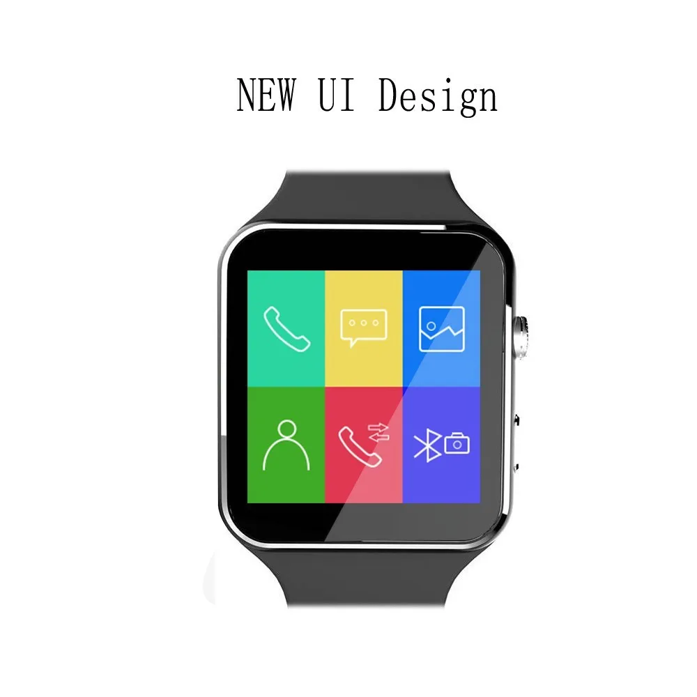 Новые X6 Смарт-часы с камерой сенсорный экран Поддержка SIM TF карта Bluetooth мужские умные часы для iPhone Xiaomi Android телефон