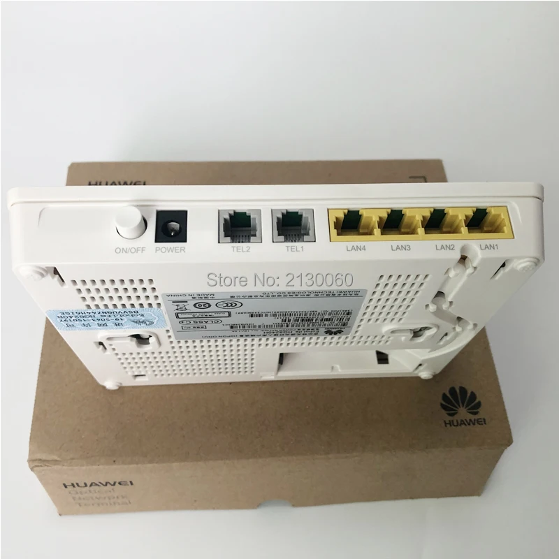10 шт. huawei hg8240h GPON ONU ont 4fe + 2tel, 1ge + 3fe + 2tel, английский прошитый SIP для оптического кабеля ftth терминал с адаптером питания