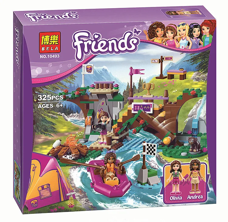 

793pcs Adventure Camp Tree House Stephanie Emma Joy Friends Series Toy Minifigs Girls Building Blocks Compatible With Lego