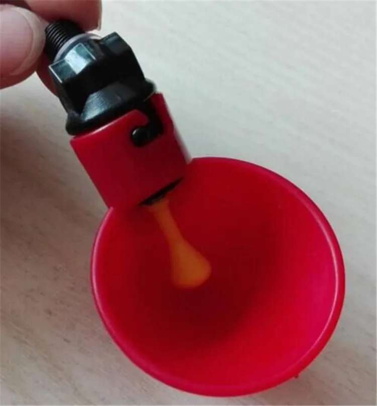 2Pcs Poultry Water Drinking Cups Automatic Quail Chicken Drinker Plastic Fowl Breeding equipment | Дом и сад