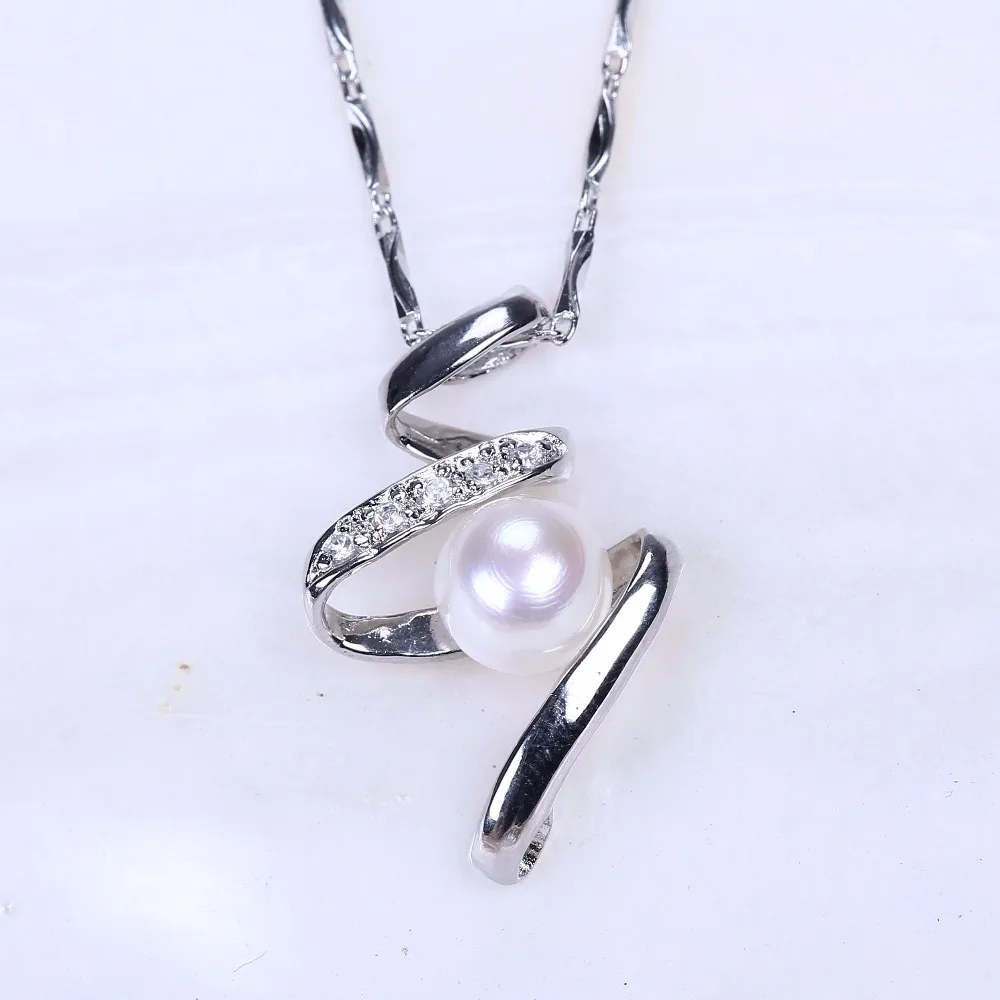 Cute white real pearl necklace jewellery women choker necklace pendant necklace for Christmas gifts
