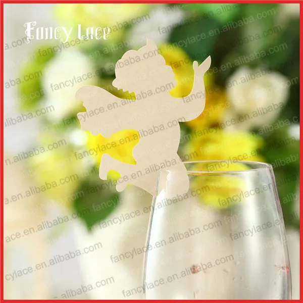 60 шт. милые украшения для свадебной вечеринки в виде ангела|card card|favor weddingcard cut |