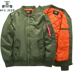 Плюс Размеры 7XL 8XL Курточка бомбер Для мужчин Уличная Толстый Тонкий Стиль армии ВВС куртка-пилот ветрозащитная куртка hombre