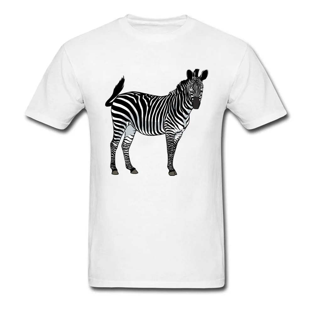 Fashion Black White Zebra Print Men's Tops T Shirts Short Sleeve Summer Fall Casual Style Tee Shirt Family Clothing Hot Sale |