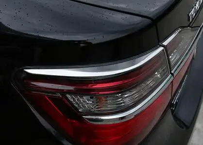 Автомобильные аксессуары, Накладка заднего света для Toyota camry 2015-2017, нержавеющая сталь, автомобильные аксессуары