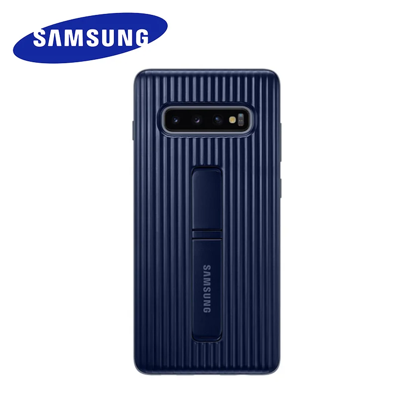 

Original Samsung Galaxy S10 Plus Case Standing Phone Case Ultimate Device Protection Cover For Galaxy S10 S10Plus S10+ with logo