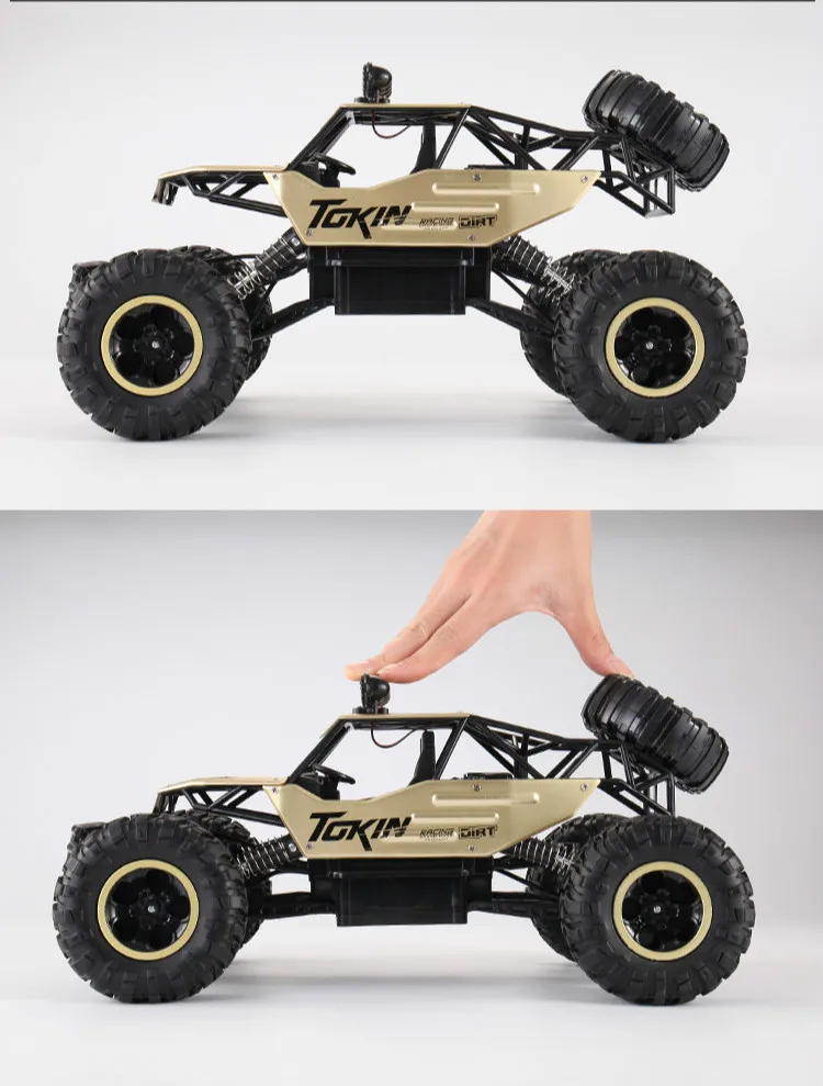 1/12 RC автомобиль 4WD восхождение автомобиля 4x4 забавные двойные двигатели Bigfoot автомобиль дистанционного Управление модель внедорожного автомобиля игрушки для детей