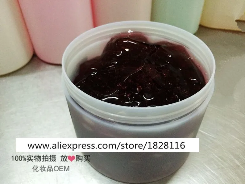 

500g Red Wine Gel Jelly Facial Mask Antioxidant Moisturzing Whitening Brighten Tone Age Spots Beauty Salon Equipment