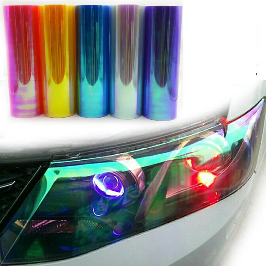 

Dongzhen Auto Car Light Headlight Taillight Tint Vinyl Film Sticker Easy Stick Motorcycle Whole Car Decoration 30cm*120cm