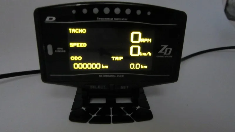 10 в 1 DEFI стиль Advance ZD DF09701 OLED цифровой тахометр полный соотношение комплект BF CR C2 EXT