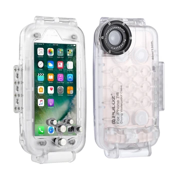 

PULUZ 40m underwater diving mobile phone case for iphone 7 8 plus X XS XR XS Max surfing swimming snorkeling photo video